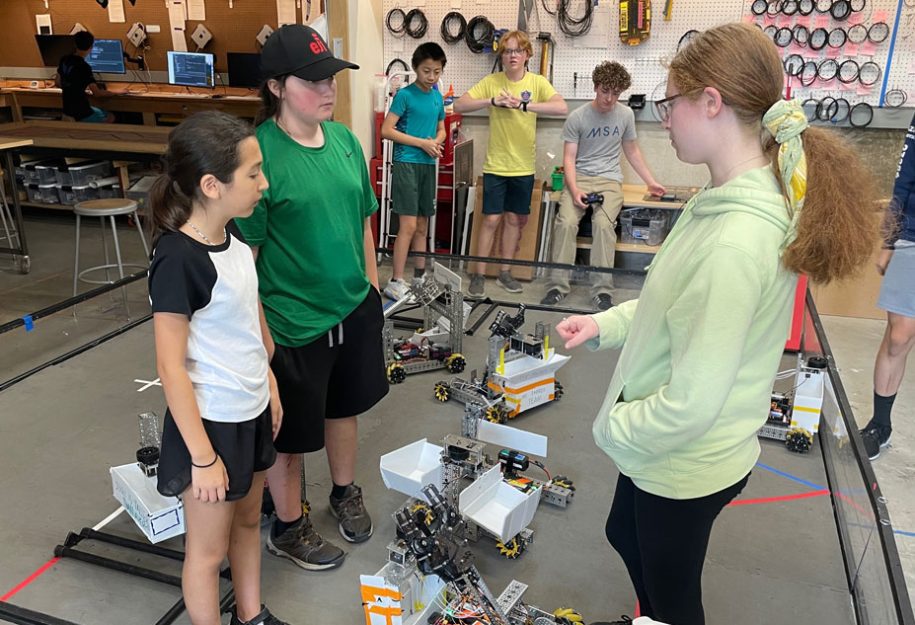 FTC Robotics with students
